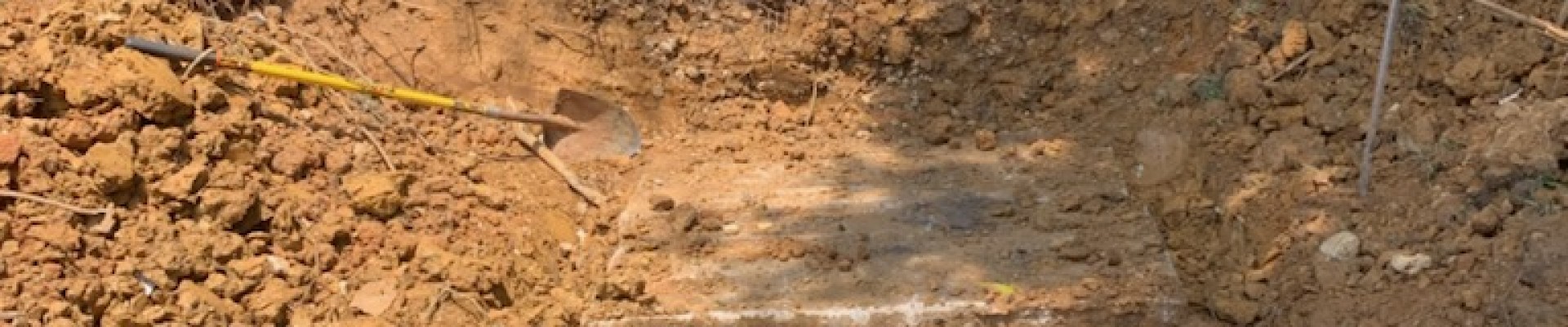 Collapsed Septic Tank in Harpersville, Al